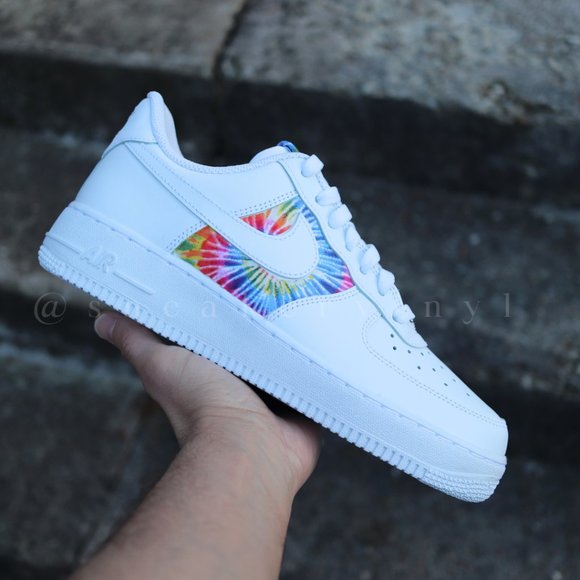 Nike Air Force 1 Low Tie Dye Custom NWT - Picture 10 of 10